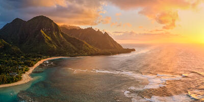 Tunnels Beach Kauai Photography Prints