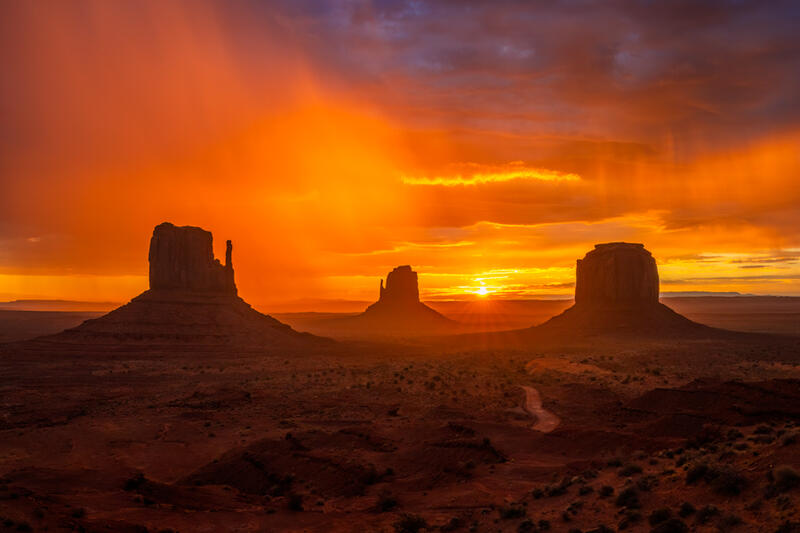 monument valley sunrise photos for sale