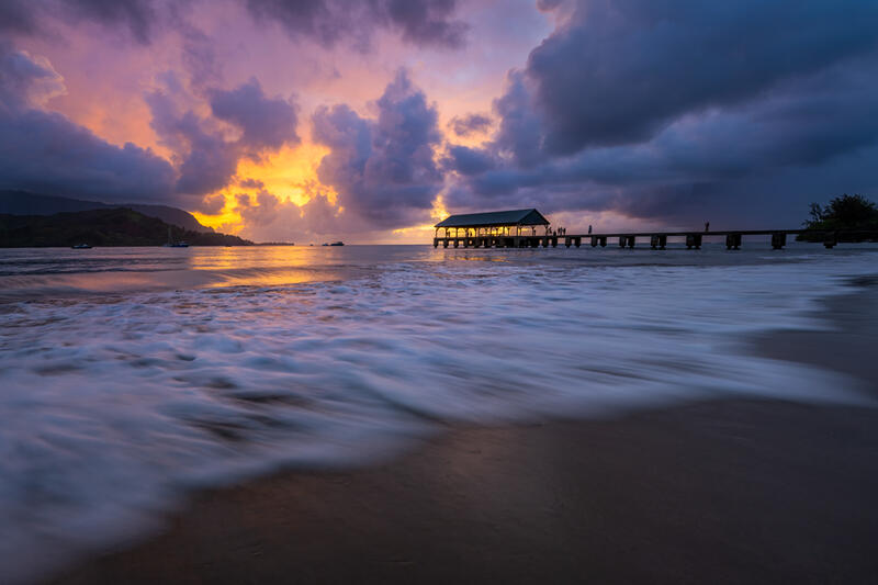 Hanalei Pier Prints for Sale