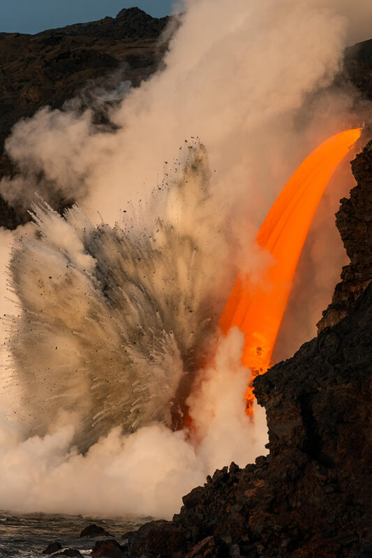 Lava Waterfall Photography for Sale
