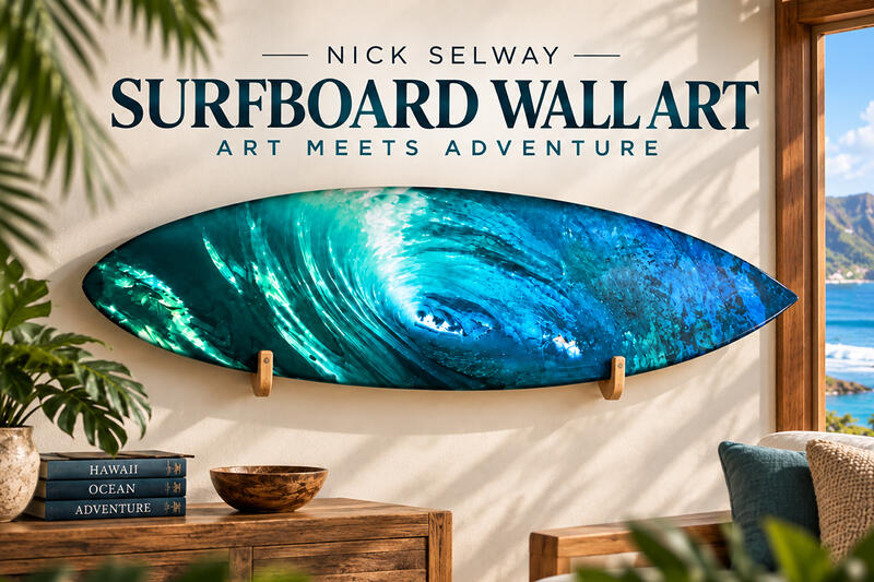 HAWAII SURFBOARD WALL ART