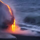 Morning Curl - Lava Rock Waterfall Photos for Sale