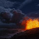 Moonlit Explosion - Lava Explosion Photography for Sale