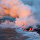 Morning Hues - Images of Kilauea Lava Flowing into Ocean for Sale