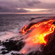 Two Worlds Collide - Images of Hawaii Lava Flow for Sale