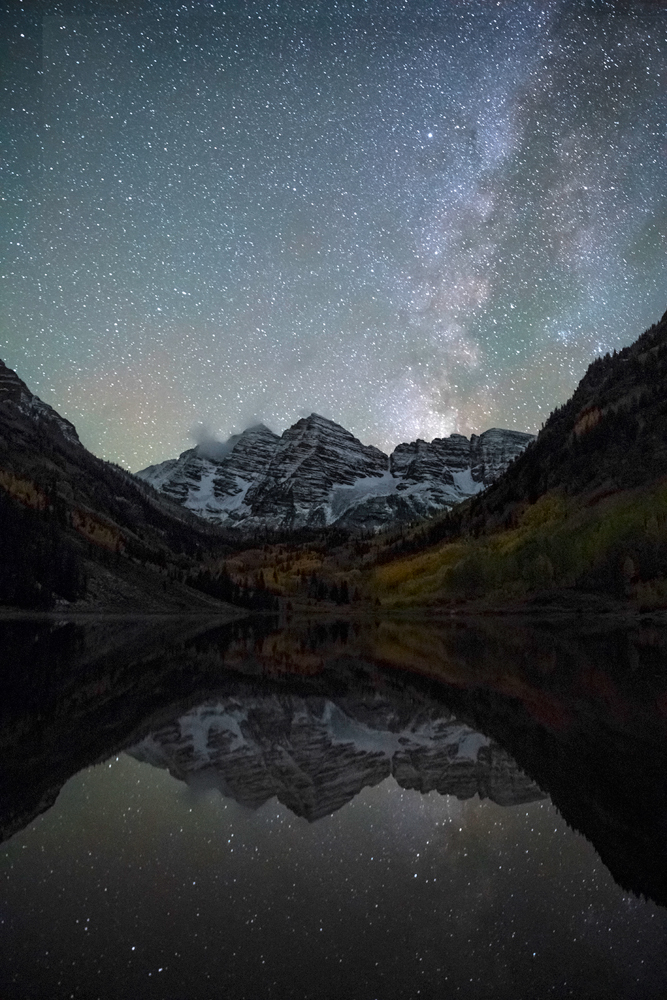 Maroon Bells Night Photography for Sale