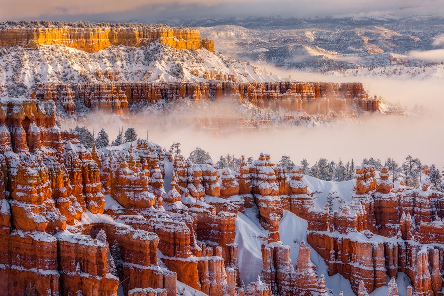 Storm Pictures Landscape Photography Bryce Canyon Images on Metal 
