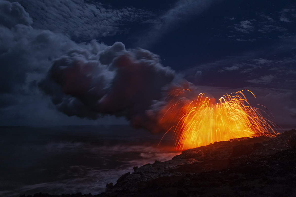 Lava Explosion Photography for Sale