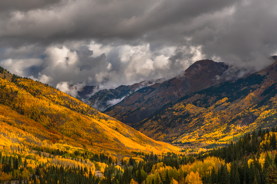 Ouray Fall Color Photograph for Sale